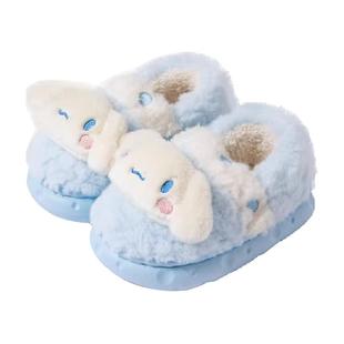 暖之缘儿童棉拖鞋玉贵狗男童女童秋冬季室内加绒加厚可爱卡通棉鞋