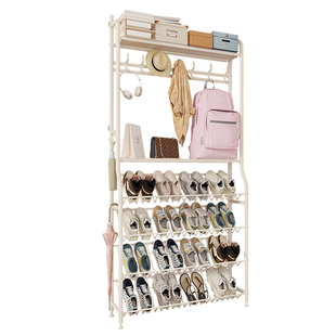 鞋架子衣帽架多层家用入户小窄门口后超薄鞋柜宿舍租房收纳置物架