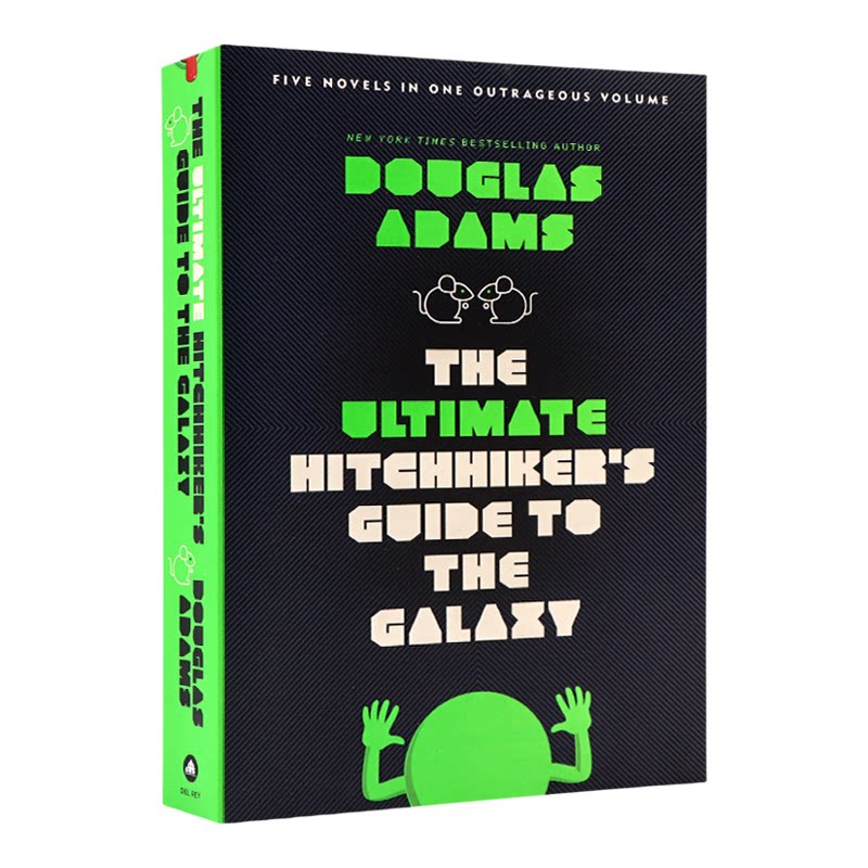 银河系搭车客指南漫游五部曲五合一 英文原版小说The Ultimate Hitchhiker's Guide to the Galaxy 经典科幻小说进口图书书籍正版