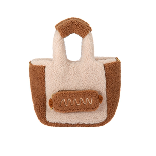 阿吉豆AJIDOU萌宠狗系列时尚萌趣女款手提包可爱包包休闲包袋秋冬