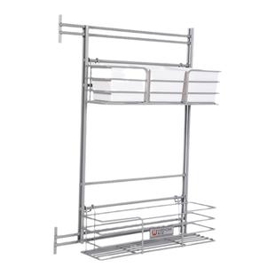 富百纳下水槽置物架拉篮厨房下水道收纳置物架子橱柜门板侧装拉篮