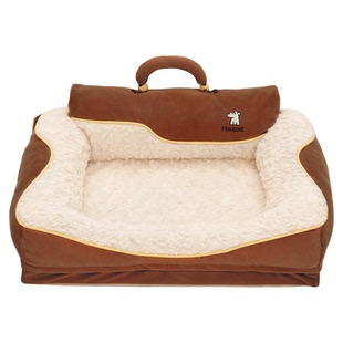 Hoopet四方窝狗窝冬季加厚冬天保暖可拆洗大型睡窝宠物大型犬狗床