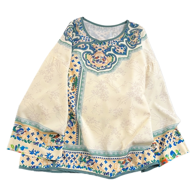 凉感冰丝女款国风睡衣丝绸家居服