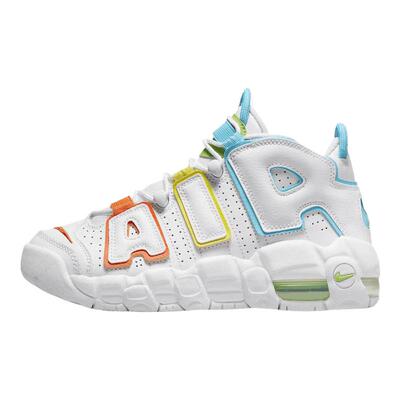 NIKE耐克大童鞋AIR MORE UPTEMPO BG运动休闲鞋FJ4624-100