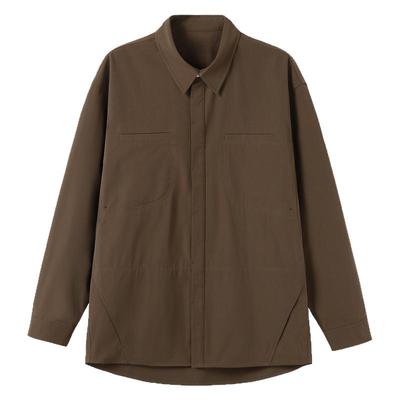 SOMENUM森林 25AW「抗皱三防」户外防静电泼水休闲男四袋夹克衬衫