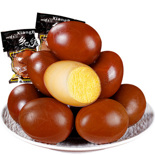 乡巴佬卤蛋五香盐焗鸡蛋熟即食茶叶蛋早餐休闲小吃零食品整箱批发