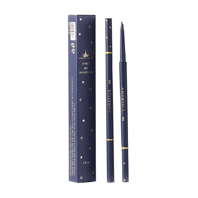 Ermu grape ultra-fine eyebrow pencil double head 0.08g/stick, smooth and easy to paint, easy to color