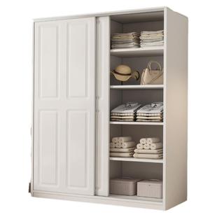 衣柜卧室家用现代简约简易出租房用欧式推拉门柜子小户型儿童衣橱