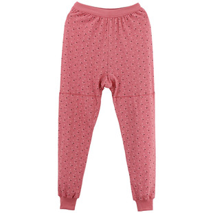 中老年人纯棉秋裤女大码护膝夹棉高腰加裆线裤老太太宽松保暖长裤