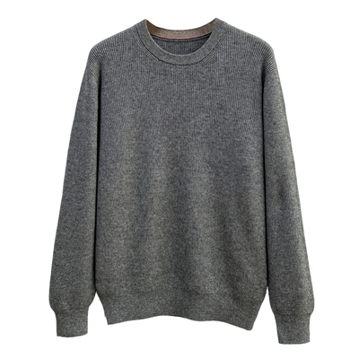 lp老钱风羊绒休闲针织衫毛衣男