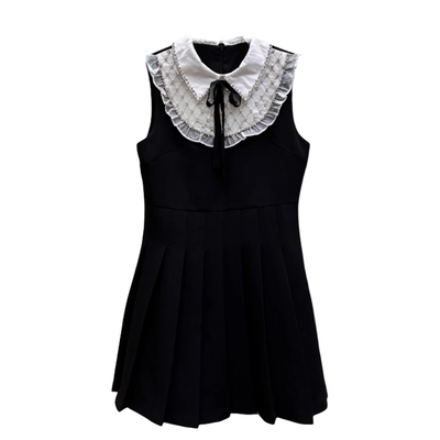 2025新款公主重工钉钻无袖连衣裙