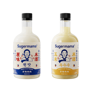 苏格妈妈纯粮微醺米酒延边糯米酒朝鲜族特产延吉酒酿醪糟汁甜酒