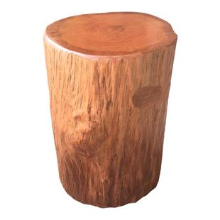 实木墩子原木根雕凳子木头树墩木桩大板支架花架底座茶桌圆木坐凳