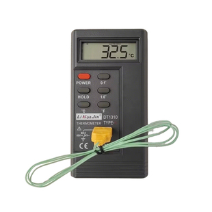 探针式工业测温仪计高精度锡炉烤箱温度检测器数显耐高温测量仪器