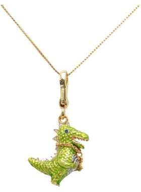 男女饰品珐琅釉小青龙吊坠