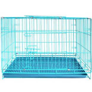 乐佳泰迪猫狗狗笼子宠物犬大号折叠加粗金毛铁笼用品兔笼大型狗窝