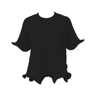 ROSEMOO/容子木24年秋季新款干爽挺括下摆毛织上衣RCL3TP125A