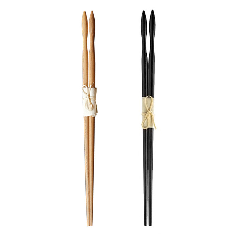 堂上燕手工柚木檀木筷子日式家用实木一人一筷便携高档抗菌防霉