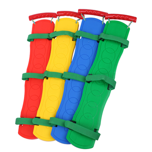 同舟共济道具竞速木板鞋三四人齐同心协力游戏大脚板趣味运动会