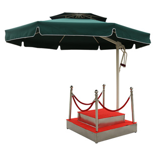 户外伞保安站岗台室外罗马伞广告摆摊伞物业站台岗亭遮阳伞庭院伞