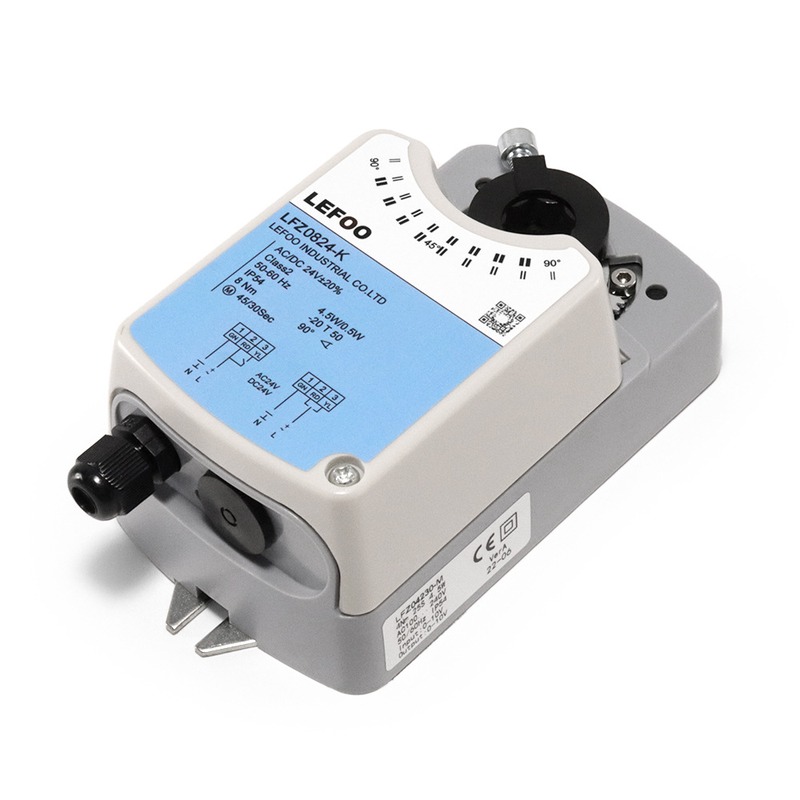 LEFOO风阀执行器LFZ风门楼宇风驱动器驱动器自控阀开关型