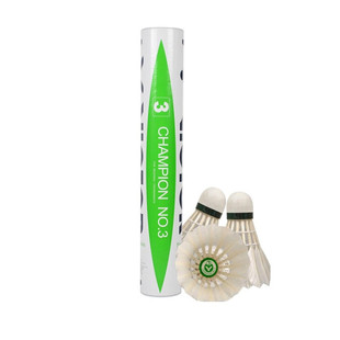 VICTOR威克多胜利羽毛球比赛1号3号5号6号稳定耐打鸭毛软木12只装