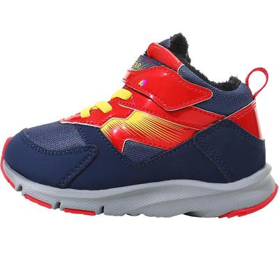 月星冬新品3-10岁男加绒保暖棉鞋