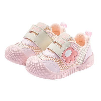 Ginofu夏季单网学步鞋1-3岁男女宝宝网面透气防滑百搭凉鞋轻便鞋