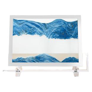 流沙画摆件自动翻转3d立体动态解压创意客厅办公室装饰品生日礼物