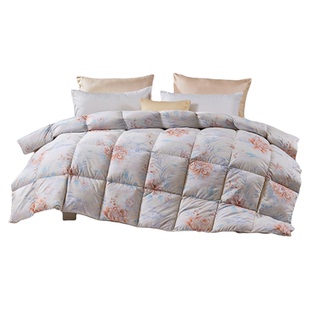 富安娜羽绒被冬季被子鸭绒被学生宿舍单人被褥四季被加厚保暖被芯