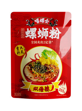 嘻螺会螺蛳粉广西柳州双倍辣5袋