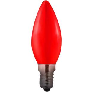 电子腊烛led红色小灯泡螺口e12e14插电神台佛台供财神招财灯一对