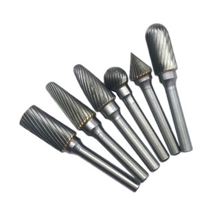 金鹰牌硬质合金旋转锉 圆柱球头锥型钨钢磨头合金磨头铣刀柄径6mm