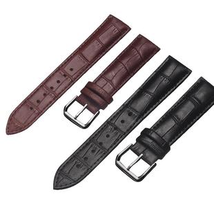 优质真皮革手表带女男款通用表带代用dw通用于女士男士蝴蝶扣表链