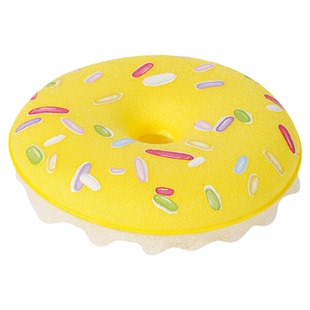 甜甜圈海绵擦洗碗卡通海绵洗碗擦吸盘厨房水槽收纳洗碗布可爱刷碗