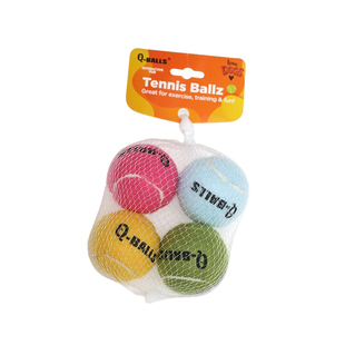 qmonster宠物发声玩具四色网球装宠物狗玩具发声弹力训练解闷神器