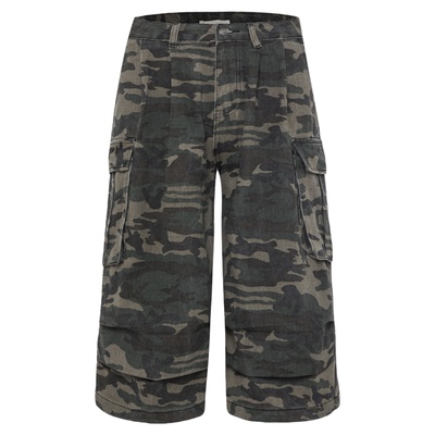 INKNOTS水洗迷彩七分裤