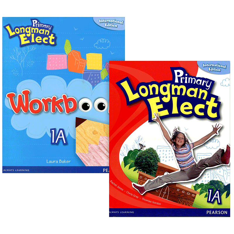 培生香港朗文小学英语教材1a全套 Pearson Primary Longman Elect 1A 英文原版学生用书+练习册 小学英语阅读写作提高训练书