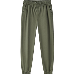 森马休闲裤男款纯色锥形裤磨毛小脚裤子通勤基础百搭春季长裤青年