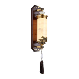 2025新款中国风宋代美学客厅茶室走廊墙灯新中式复古卧室床头壁灯