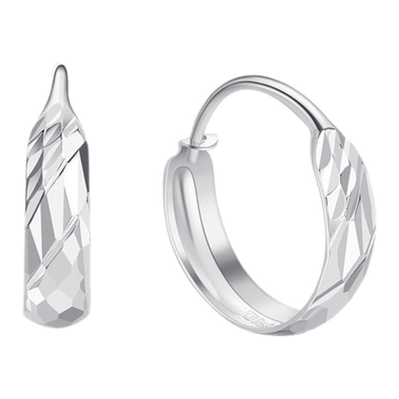 潮宏基摩登铂金耳环耳饰白金PT950耳扣菱格镜面时尚女生日礼物