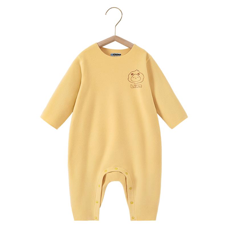 [品牌特价]贝肽斯儿童睡衣秋冬男女童德绒自发热宝宝家居服连体衣