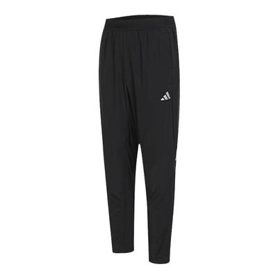 阿迪达斯纯色百搭运动休闲长裤