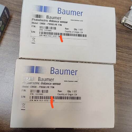 溢价-baumer/堡盟短距离激光测距OM30-P0550.H