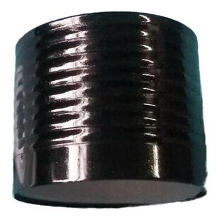 瓶盖现货供应热销千万黑色银色金色光面或螺纹通用精油瓶电化铝盖