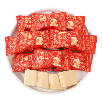 喜喜相伴威化饼干喜事招待糖果