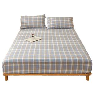 纯棉床笠全棉床垫保护罩三件套2023年新款学生宿舍床垫套单件床罩