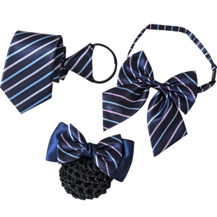 银行领花女职业空姐头花套装商务高档领结正装领带酒店工作蝴蝶结