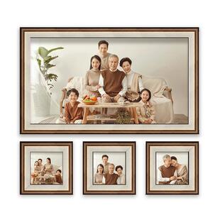 全家福相框放大挂墙定制免费修图洗照片加打印冲印做成36寸画框