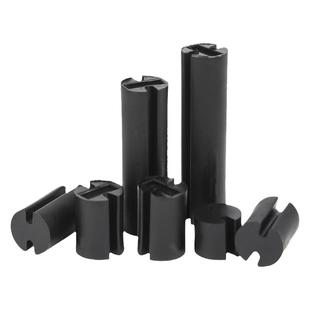 双槽LED灯柱间隔柱发光管座二极管灯座黑色双坑灯柱垫高柱3mm/5mm